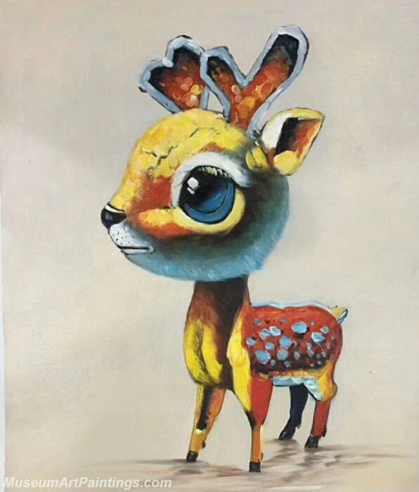 Cartoon Painting Deer CPC12