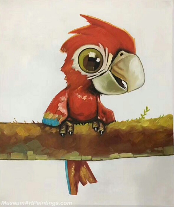 Cartoon Painting Parrot CPC14