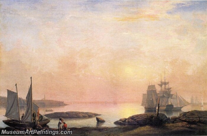 Castine Harbor Painting