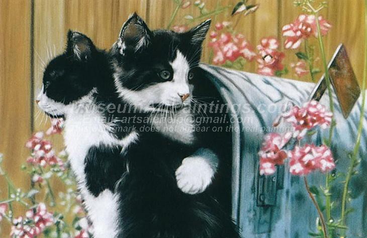 Cat Oil Paintings 001