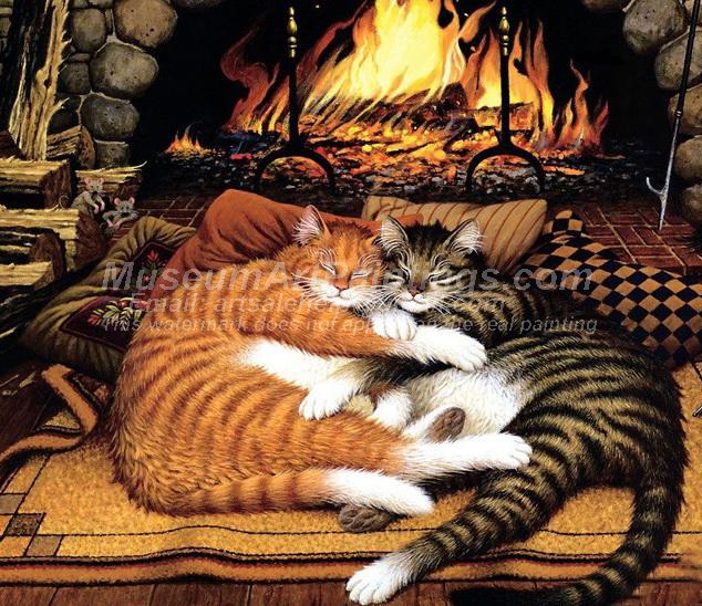 Cat Oil Paintings 003