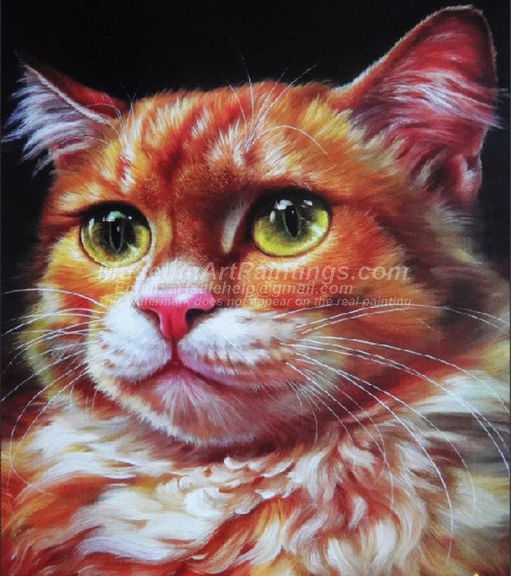 Cat Oil Paintings 012