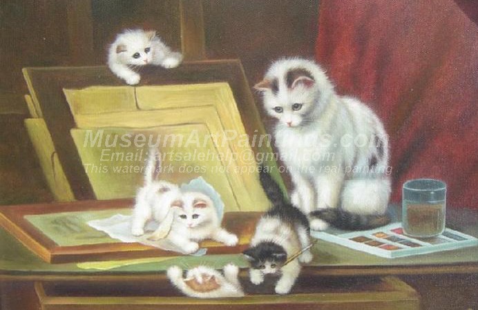 Cat Oil Paintings 017
