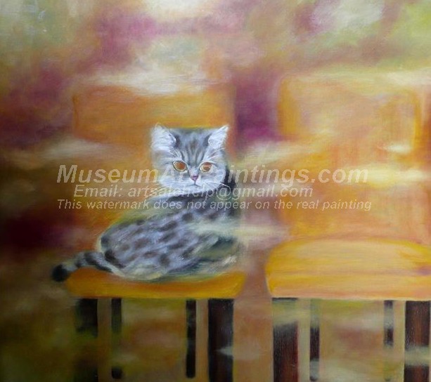 Cat Oil Paintings 019