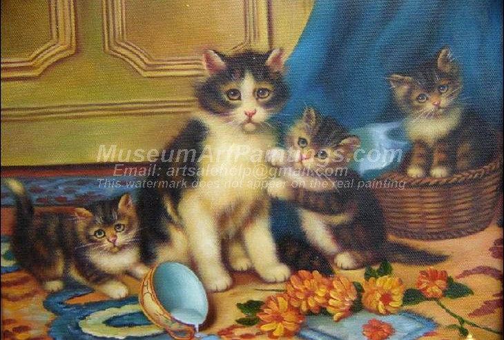 Cat Oil Paintings 022