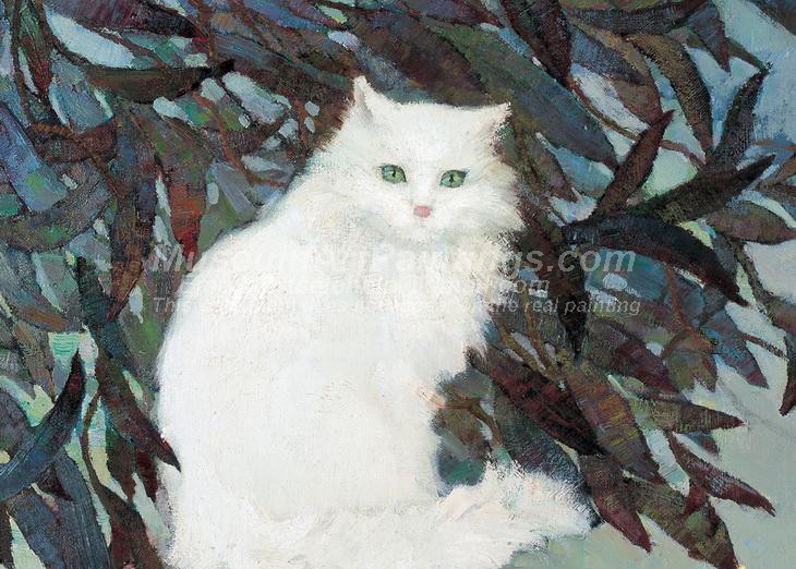Cat Oil Paintings 024