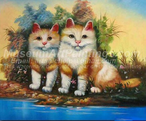 Cat Oil Paintings 025