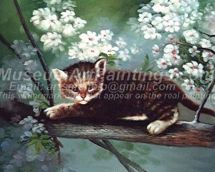 Cat Oil Paintings 028