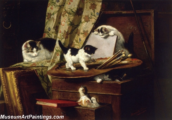 Cat Paintings Artful Play