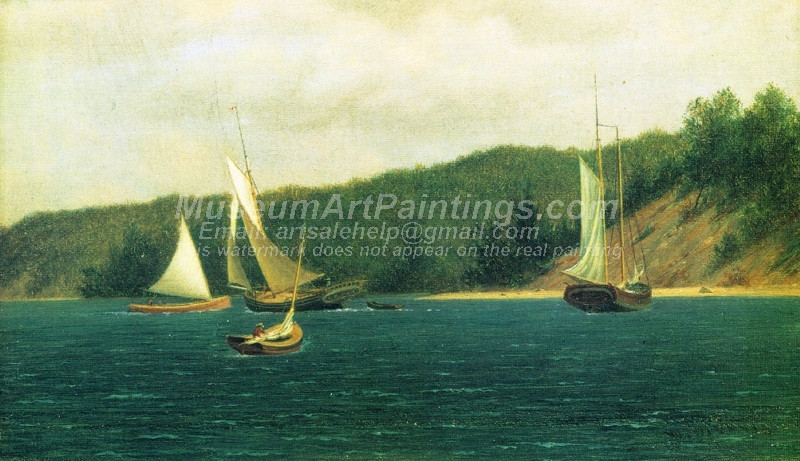 Catboats Entering Port Jefferson Harbor Long Island