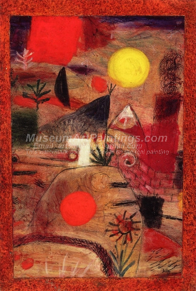 Ceremony and Sunset by Paul Klee
