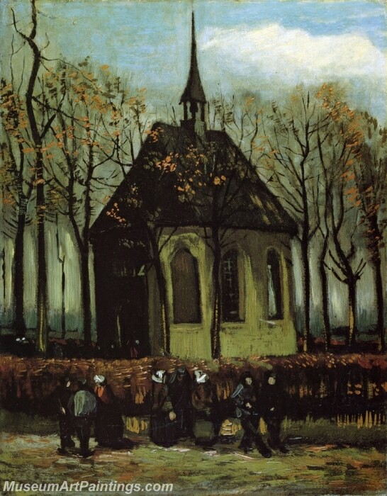 Chapel at Nuenen Painting