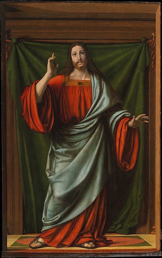Christ Blessing by Andrea Solario