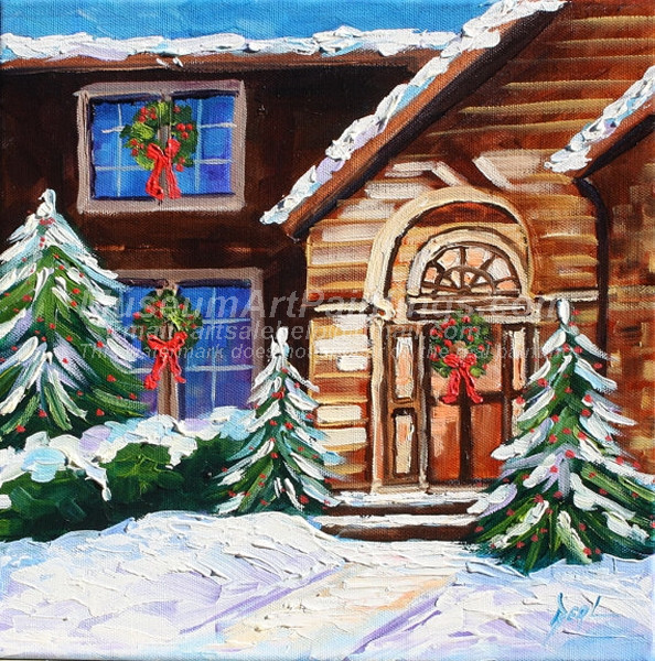 Christmas Oil Paintings 064