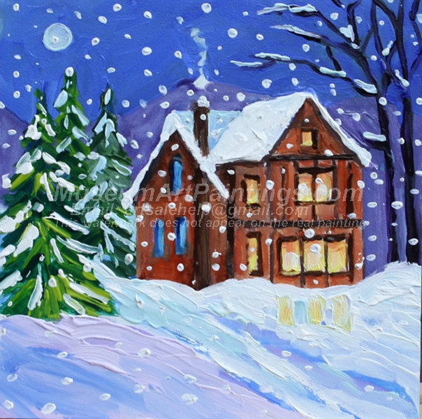 Christmas Oil Paintings 065