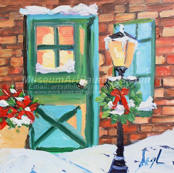 Christmas Oil Paintings 067