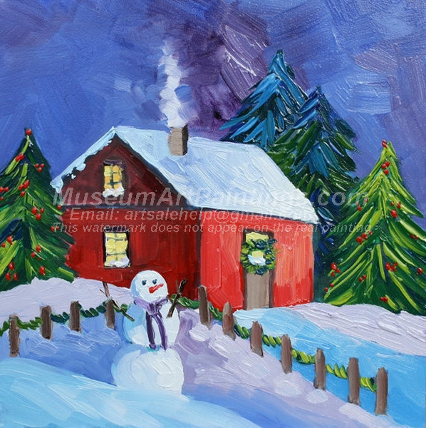 Christmas Oil Paintings 068