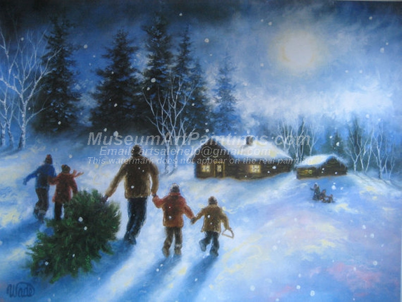 Christmas Oil Paintings 069