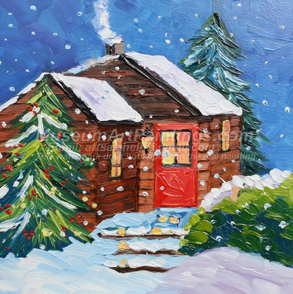 Christmas Oil Paintings 070