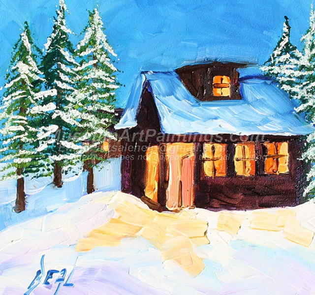 Christmas Oil Paintings 089