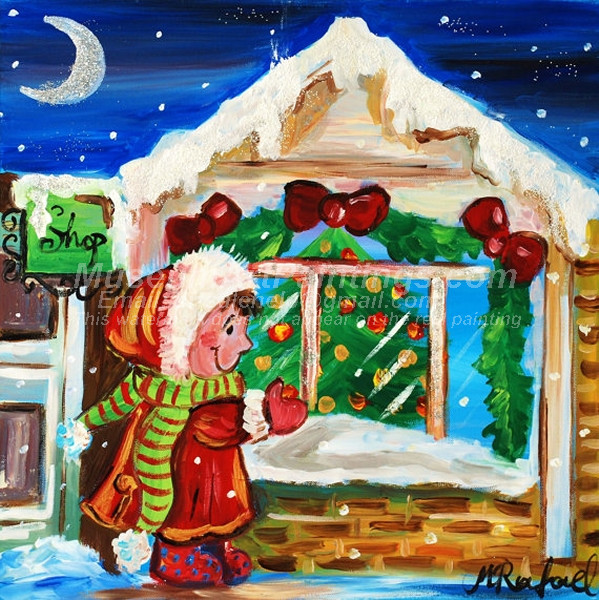 Christmas Oil Paintings 090