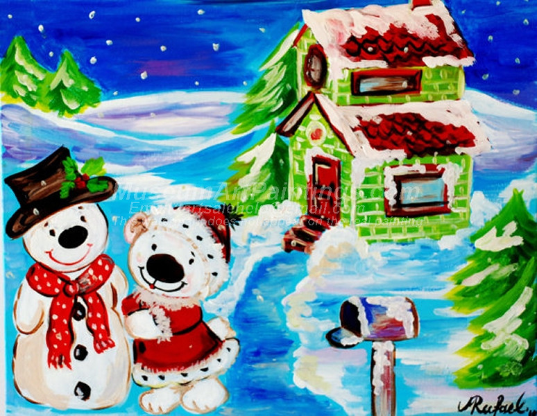 Christmas Oil Paintings 091