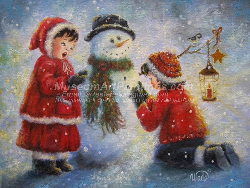 Christmas Oil Paintings 093