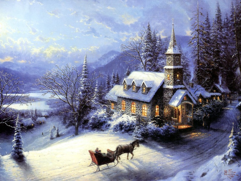 Christmas Oil Paintings 103