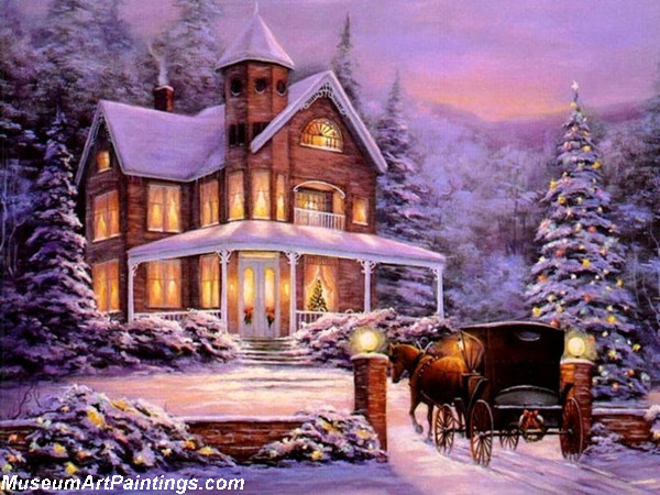 Christmas Oil Paintings 106