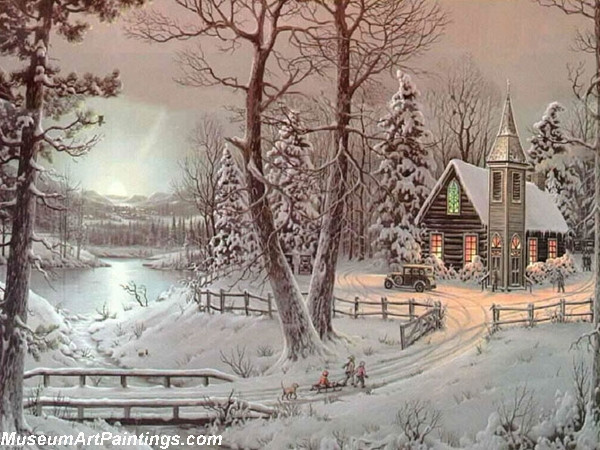 Christmas Oil Paintings 108