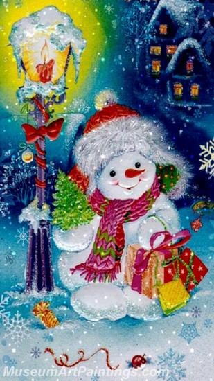 Christmas Paintings on Canvas CPN015