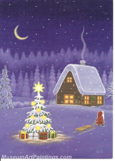 Christmas Paintings on Canvas CPN039