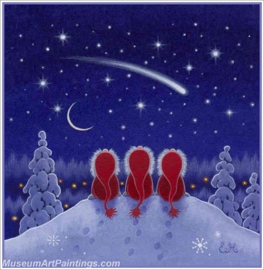 Christmas Paintings on Canvas CPN044