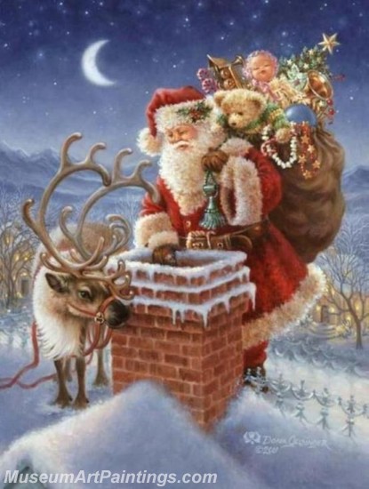 Christmas Paintings on Canvas CPN047
