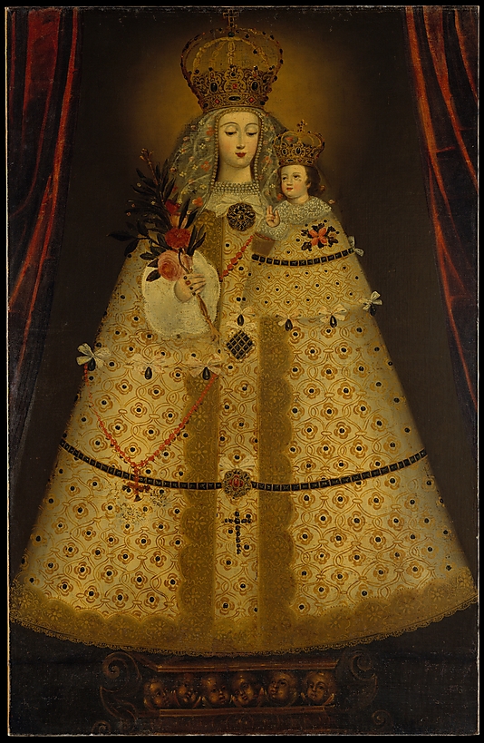 Classical Oil Paintings Virgin of the Rosary of Guapulo