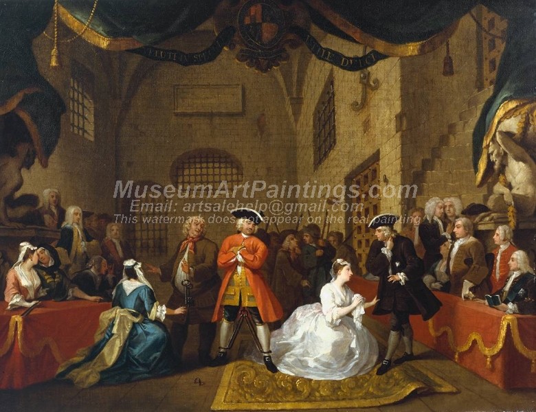 Classical Paintings A Scene from 'The Beggar's Opera' VI