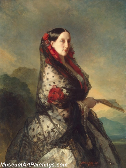 Classical Paintings Grand Duchess Maria Nikolaievna of Russia Duchess of Leuchtenberg