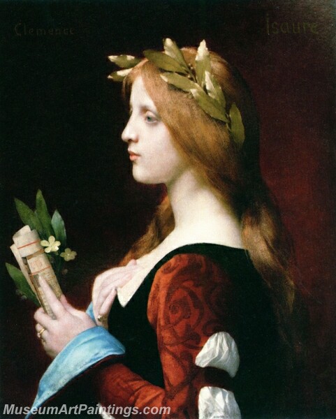 Clemence Isaure Painting