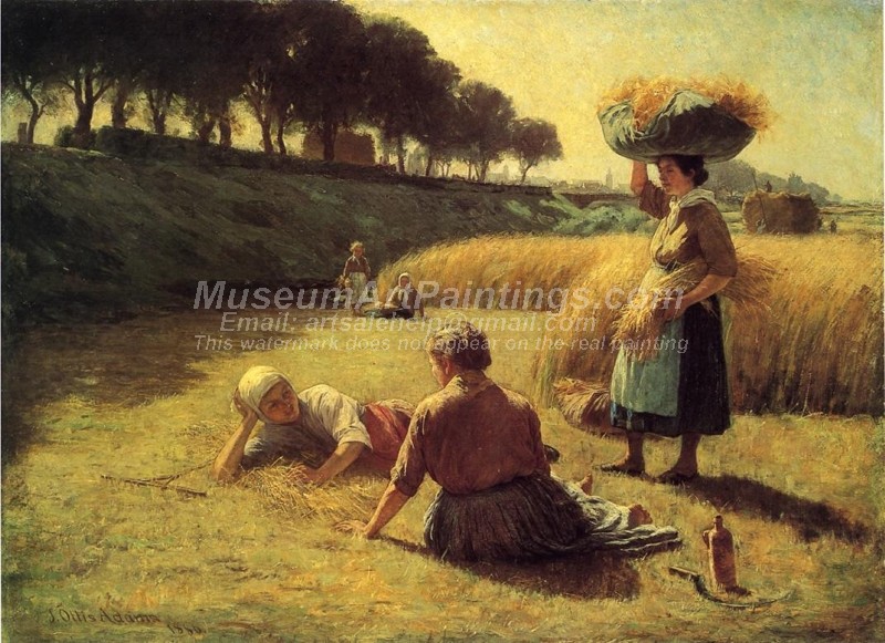 Countryside Paintings Gleaners at Rest