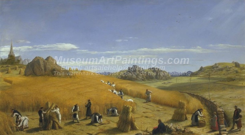 Countryside Paintings Laborare est Orare