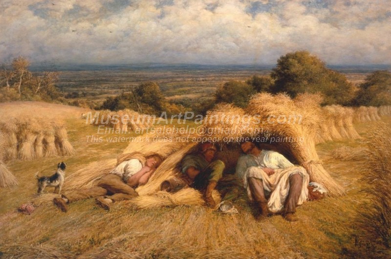 Countryside Paintings Reapers Noonday Rest