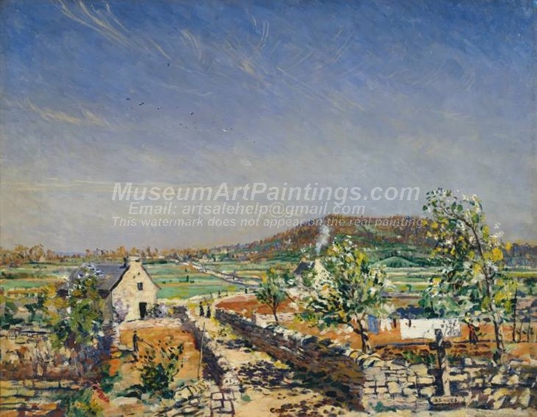 Countryside Paintings South of France Bozouls Near Rodez