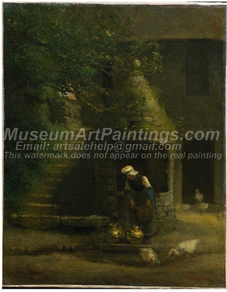 Countryside Paintings The Well at Gruchy