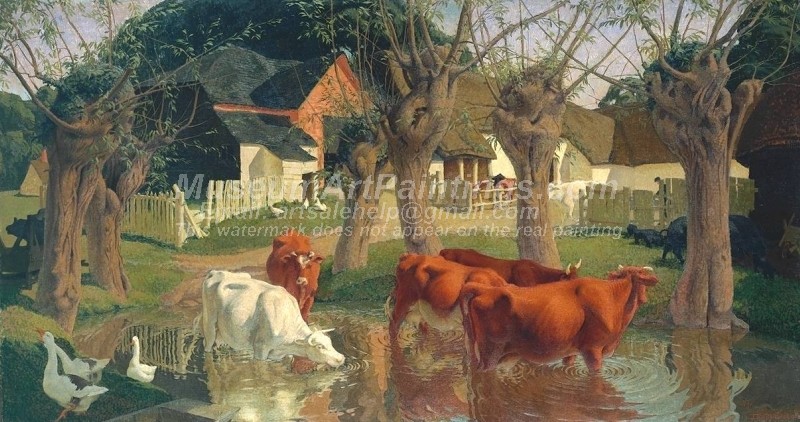 Cow Paintings Pastoral