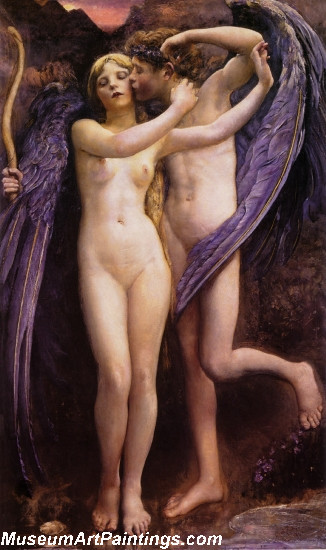 Cupid and Psyche Painting by Annie Swynnerton