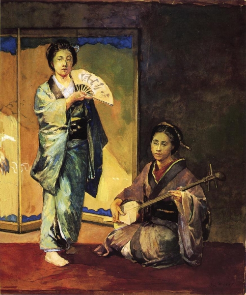 Dancer and Musician by John La Farge