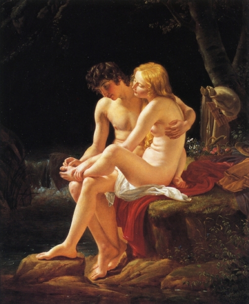 Daphne and Chloe by Louis Hersent