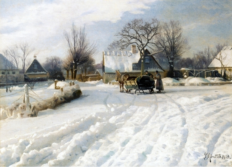 December Oil Painting