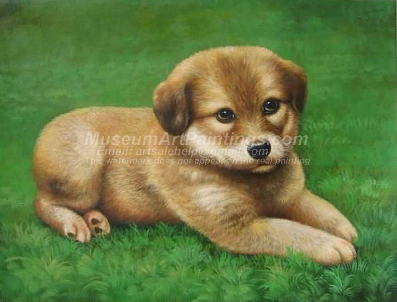 Dog Oil Paintings 022