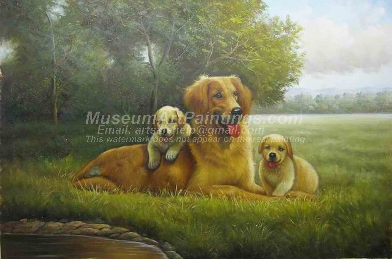 Dog Oil Paintings 024